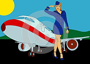 Air-hostess