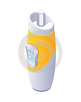 Air Humidifier Isometric Composition