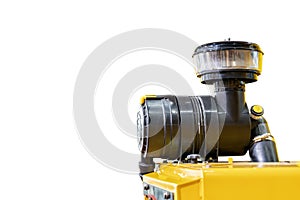 air intake filter or air cleaner with pre-cleaner unit for engine of heavy duty such as excavator tracked loader or crawler or