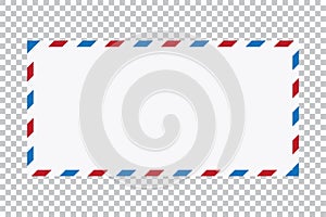 Air Mail Envelope Vector Illustration