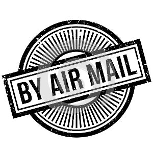 By Air Mail rubber stamp