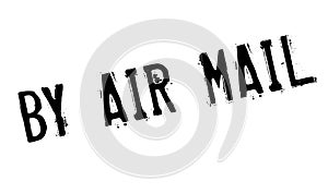 By Air Mail rubber stamp