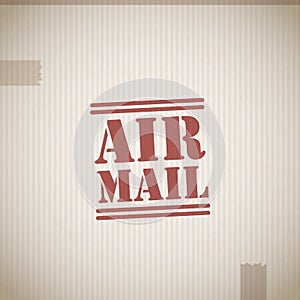 Air mail stamp