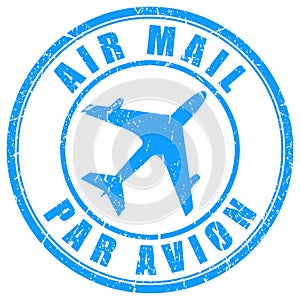 Air mail stamp