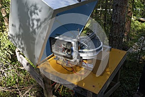 Air measurements automatic station in forest