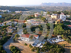 Air photograph, Pithari, Akrotiri, Chania, Crete photo