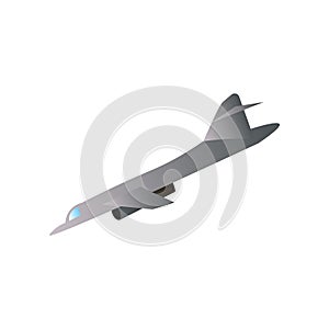 Air plane war machine, grey color, super jet element