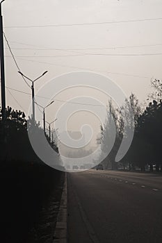 air pollution in winter in Kyrgyzstan  the main problem of pollution is the use of coal as a resource for heat production