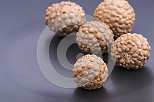 Air potato herb Scientific name is Dioscorea bulbifera