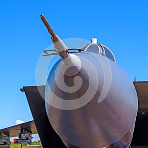 The air-pressure - Pitot tube - 31 MiG. On the codification of NATO: Foxhound - fox hound. photo