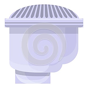 Air purification icon, cartoon style