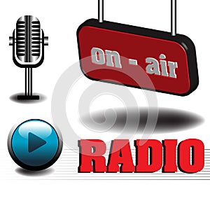 On air radio