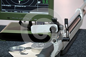 Air rifle and 10m target monitor