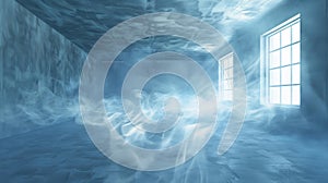 Air in the room so dense, its almost solid, Ai Generated