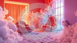 Air in the room so dense, its almost solid, Ai Generated