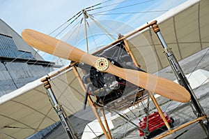 Air show - Bleriot plane replica