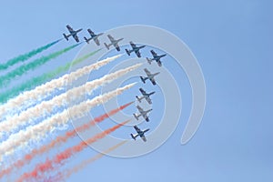 Air-show jet fromation