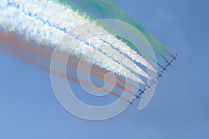 Air-show jet fromation