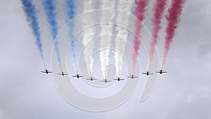 Air show at London