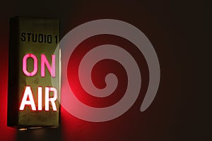 On Air Studio Sign