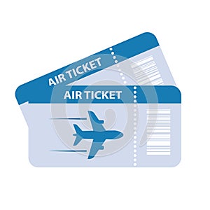 Air ticket vector icon