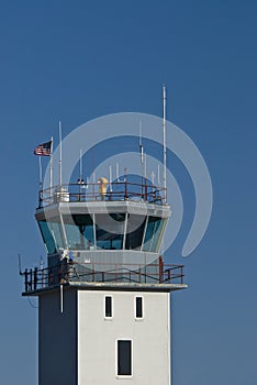 Air traffic control tower photo
