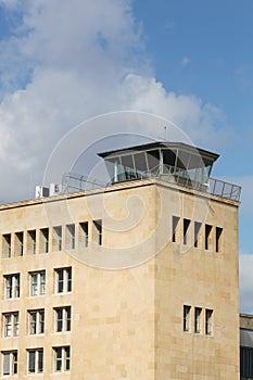 Air traffic control tower at Berlin Tempelhof airport