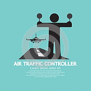 Air Traffic Controller Graphic Symbol