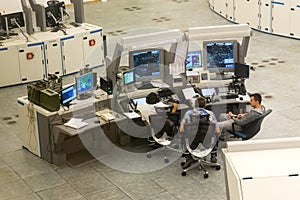 Air traffic controllers monitors