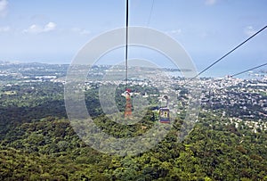 Air Tram Over the Mountains