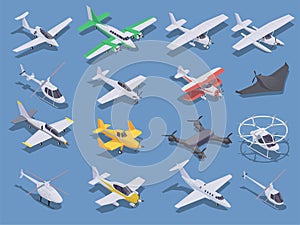 Air Transport Isometric Set