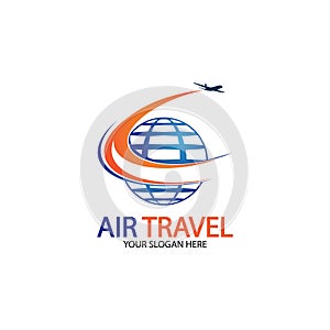 Air Travel logo vector icon design template-vector