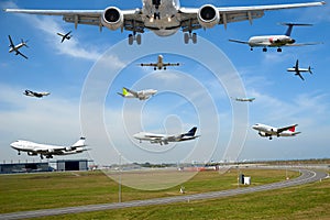 Trasporto aereo aereo operazione aeroporto sul fretta lezione 