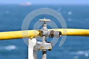 Air valve installed on deck