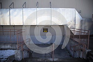 Air vent of a tornado shelter