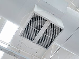 Air Ventilating tube installed on the ceiling