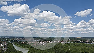 Air view of Misburg, Hanover. Germany