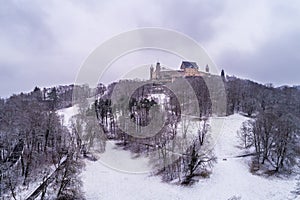 Air view of the Veste fortress