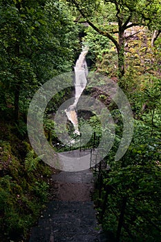 Aira Force Waterfall, Lake District, United Kingdom