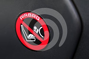 Airbag sticker