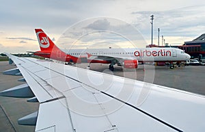 airberlin airplane on ground