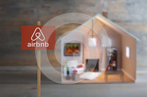 Airbnb home for rent concept