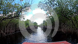 Airboat in Everglades