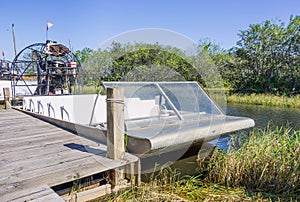 Airboat at the Everglades,Florida