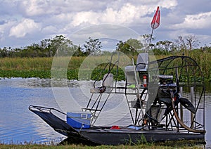 Airboat in the Florida Everglades