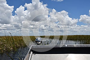Airboat ride in the Everglades at Sawgrass Recreation Park in Weston, Florida