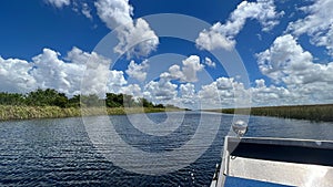 Airboat ride in the Everglades at Sawgrass Recreation Park in Weston, Florida