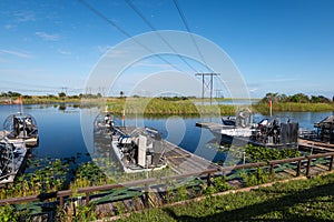 Everglades National Park airboats in Florida. photo