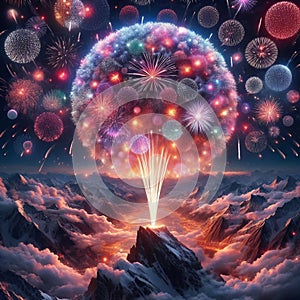 0 31. Airburst shells_ Large, spherical fireworks that explode