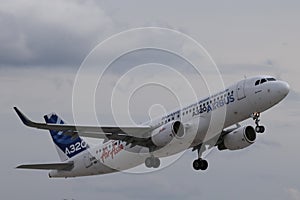 Airbus A320 with new sharklets